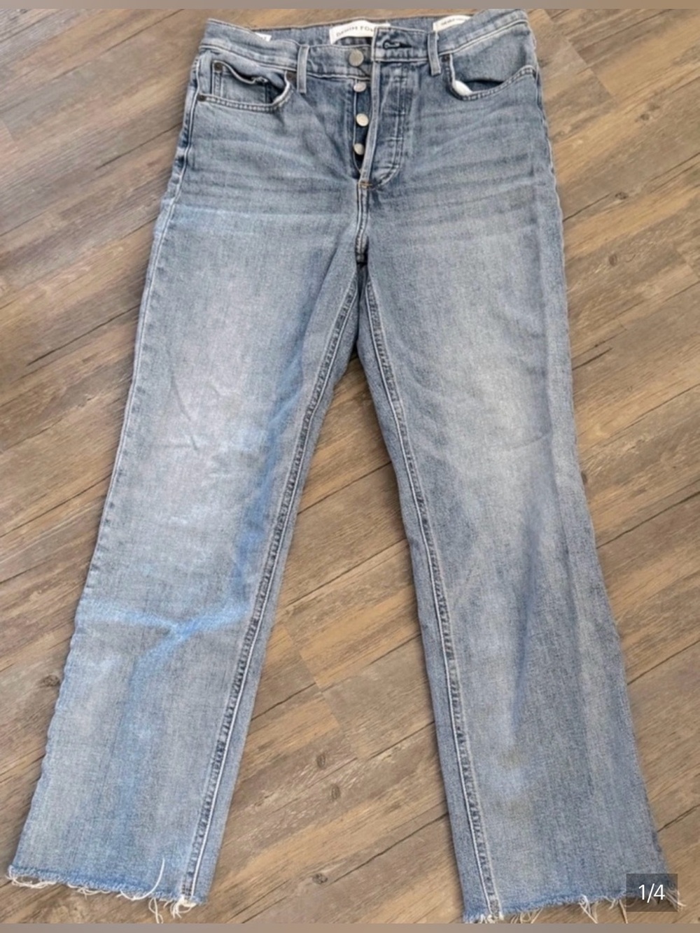 Denim Forum The Arlo High Rise Straight Leg Jeans Size 26